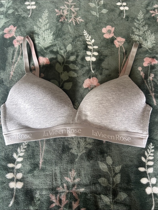 La Vie En Rose Other - La Vie En Rose Gray Wireless Padded T-Shirt Bra